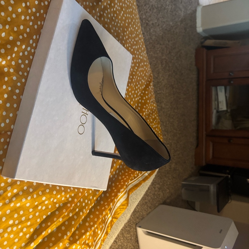 Jimmy Choo Black Romy Shoes